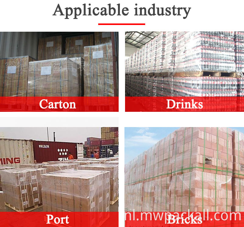 volautomatische palletomsnoeringsmachine verticale zijafdichtingsband verpakkingsmachine